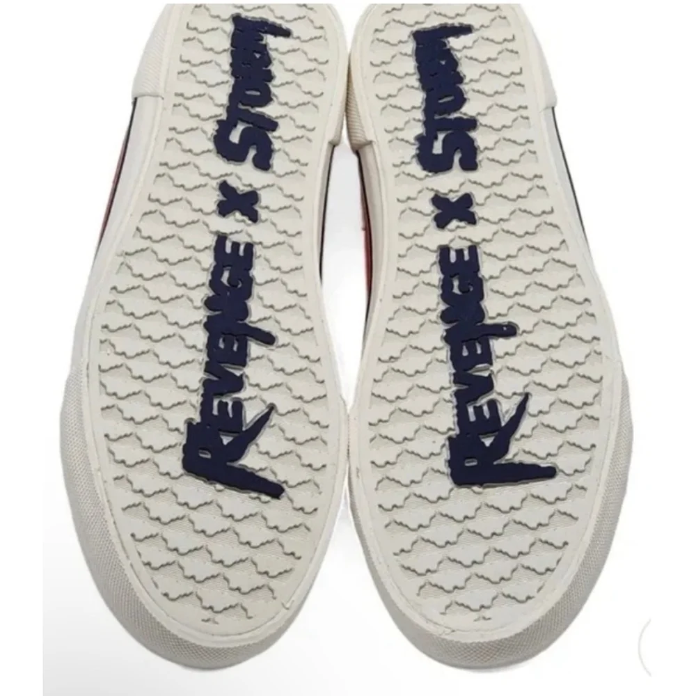 Revenge x Storm Sneakers, Red & Navy, Size 10
